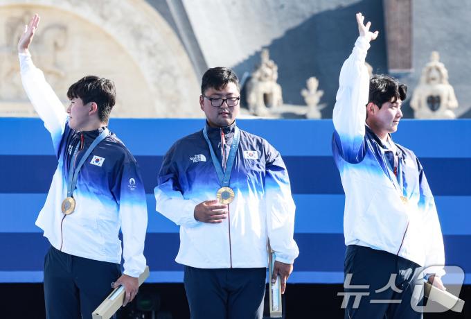 [사진] '금메달 감격의 순간'