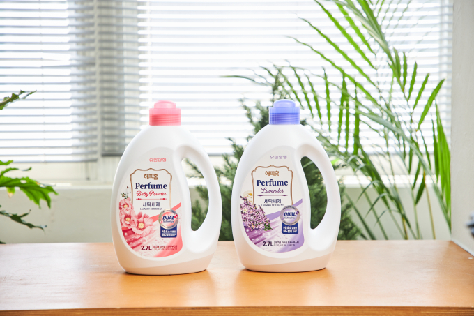 유한양행이 해피홈 파워겔 프레쉬부스터를 출시했다. /사진=유한양행