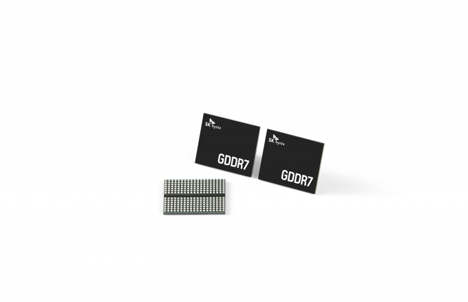 SK하이닉스가 개발한 GDDR7. / 사진=SK하이닉스