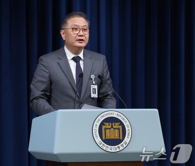 [사진] 박상욱 과학기술수석, 'AI 발전' 관련 브리핑