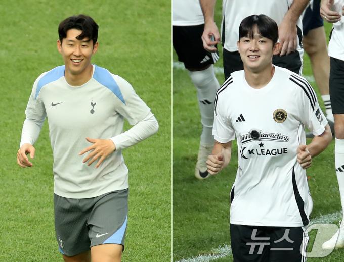 [사진] 손흥민·양민혁, 맞대결 앞둔 토트넘 현재와 미래