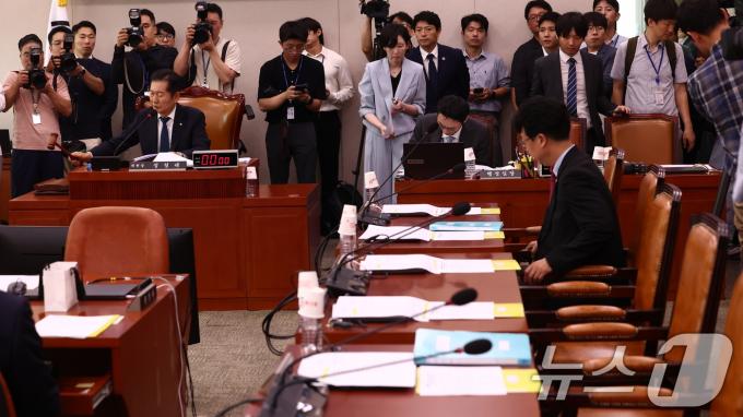 26일 오전 서울 여의도 국회에서 열린 법제사법위원회 제5차 전체회의' 모습 2024.7.26/뉴스1 ⓒ News1 김민지 기자