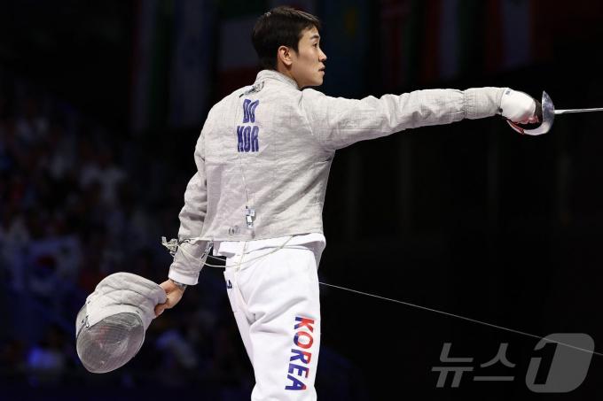 남자 펜싱 사브르 도경동.  ⓒ AFP=뉴스1