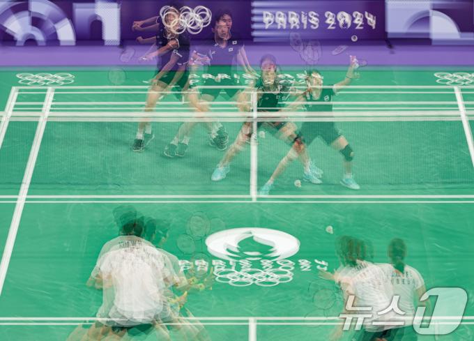 [사진] 코트 위에서 만난 대한민국