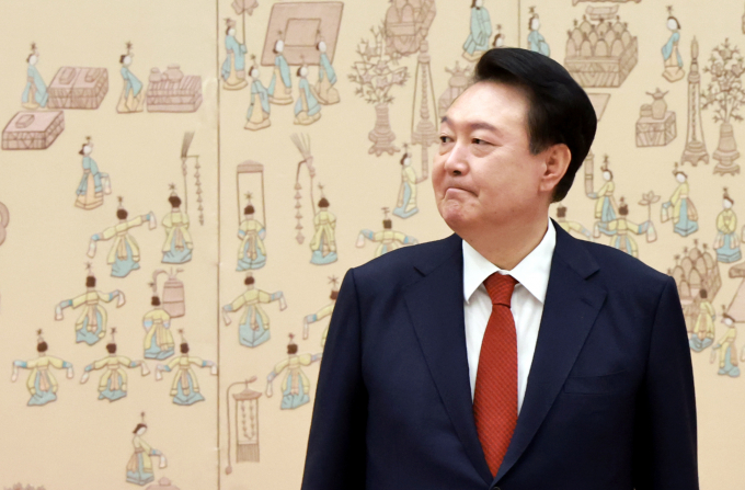 윤석열 대통령은 2일 노경필·박영재 신임 대법관을 임명했다. 사진은 이날 서울 용산 대통령실 청사에서 열린 임명장 및 재외공관장 신임장 수여식에 참석한 윤석열 대통령. /사진=대통령실통신사진기자단 제공