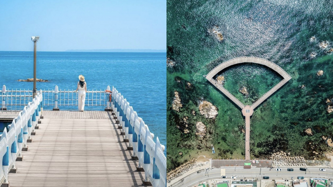 경북 영덕군 삼사해상산책로에서는 바다 위를 걷는 듯한 기분을 느낄 수 있다. 사진은 삼사해상산책로. /사진=한국관광공사