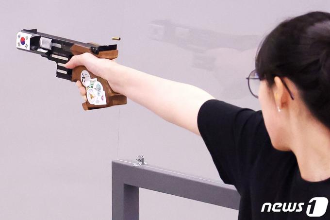 여자 사격 25m 권총 강자인 양지인. /뉴스1 DB ⓒ News1 민경석 기자