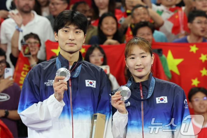 [사진] 김원호·정나은, 16년 만의 값진 은메달