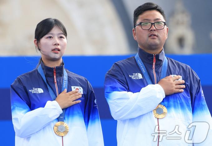 [사진] 김우진·임시현 '우리가 주인공'