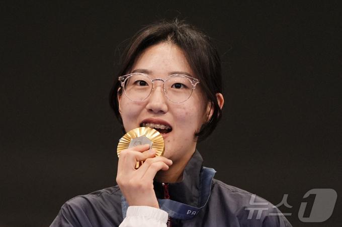 [사진] 금빛 명사수 양지인, 짜릿한 금메달