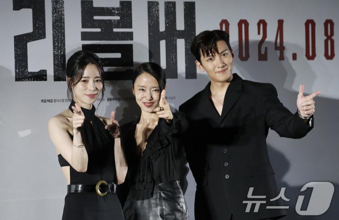 배우 임지연(왼쪽부터)과 전도연, 지창욱 2024.7.9/뉴스1 ⓒ News1 권현진 기자