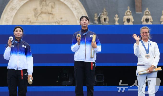 [사진] 임시현 '3관왕'