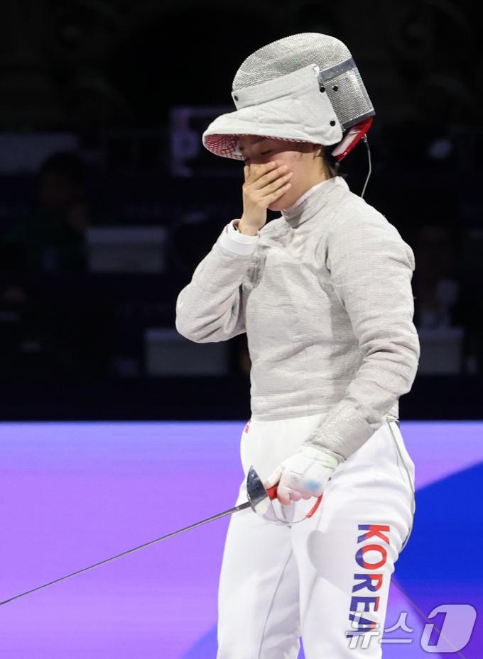 [사진] 전하영 '아쉽다'