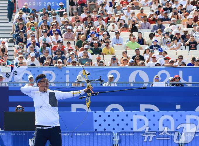 대한민국 양궁 대표팀 김우진 ./뉴스1 ⓒ News1 박정호 기자