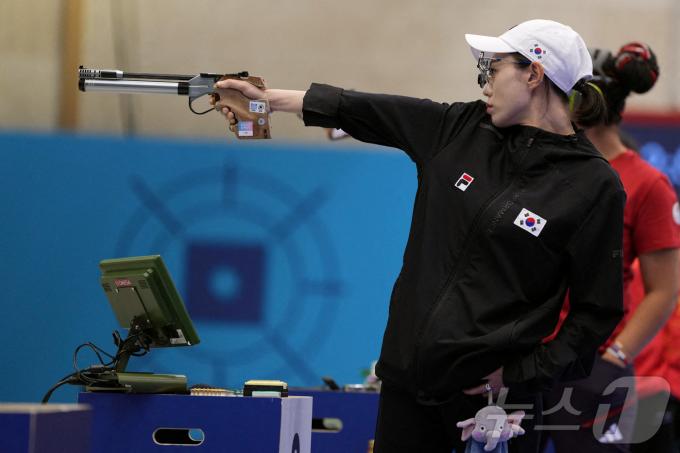 올림픽 은메달리스트 김예지 ⓒ 로이터=뉴스1 ⓒ News1 정윤경 기자