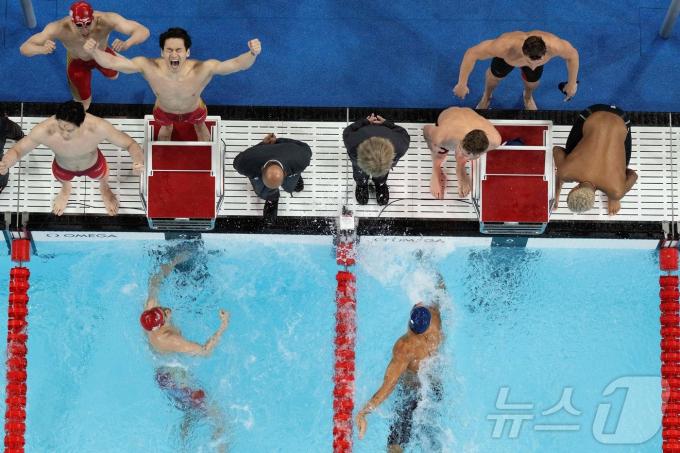 판잔러가 극적 역전 우승 레이스를 펼치는 순간.ⓒ AFP=뉴스1
