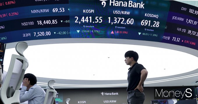 [머니S픽] 최악의 블랙먼데이, 코스피·코스닥 역대 최대 낙폭 마감