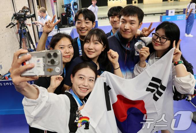 [사진] 韓 사격 '역대 최다 메달'