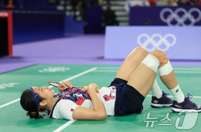 [사진] 안세영 '아쉽다 아쉬워'
