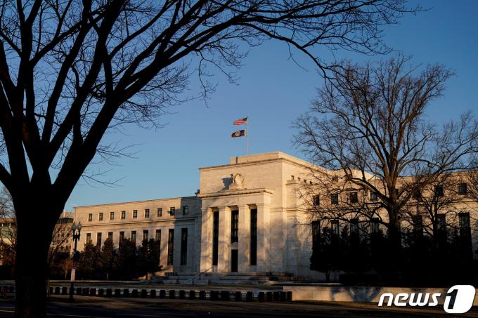 미국 워싱턴 DC에 위치한 연방준비제도(Fed·연준) 청사 전경. 2022.01.26. ⓒ 로이터=뉴스1 ⓒ News1 정윤영 기자