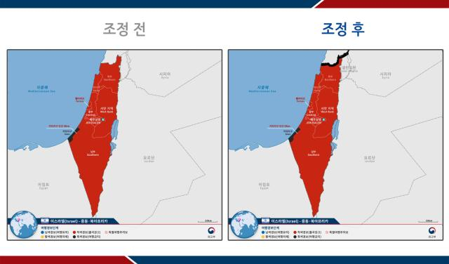 정부가 최근 중동지역 확전 가능성에 따라 이스라엘과 레바논 접경지역에 '여행경보 4단계'(여행금지)를 발령했다. /사진=외교부 제공