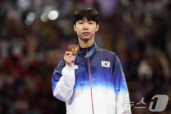 [사진] 박태준, 남자 태권도 16년만의 금메달