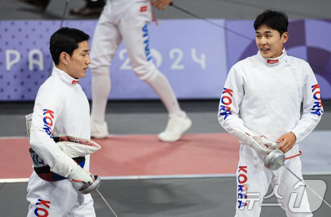 [사진] 전웅태·서창완 '랭킹 라운드 앞두고'
