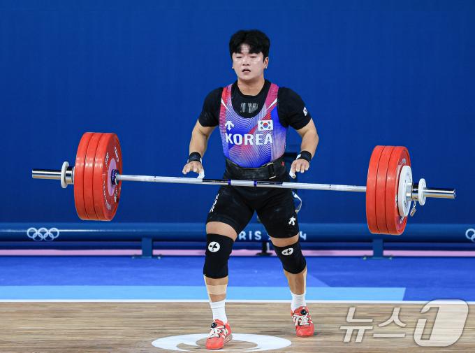 [사진] 용상 1차시기 실패하는 박주효