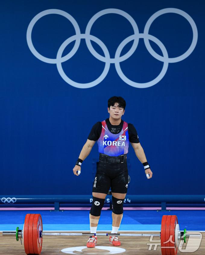 [사진] 용상 2차시기 187kg 성공한 박주효