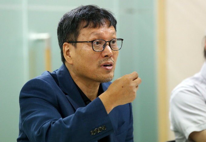 구영배 큐텐그룹 대표가 티몬과 위메프 합병을 통해 사업 정상화 추진에 나선다. 사진은 구영배 큐텐그룹 대표. /사진=머니투데이 
