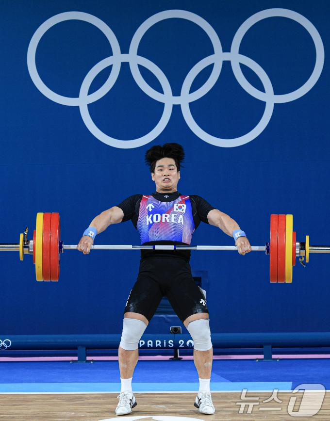 [사진] 인상 1차시기 실패하는 유동주