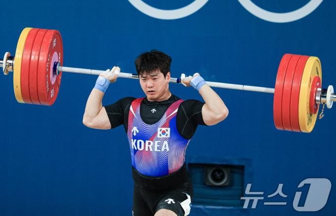 [사진] 용상 2차시기 실패하는 유동주