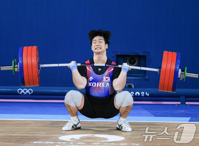 [사진] 용상 3차시기 도전하는 유동주