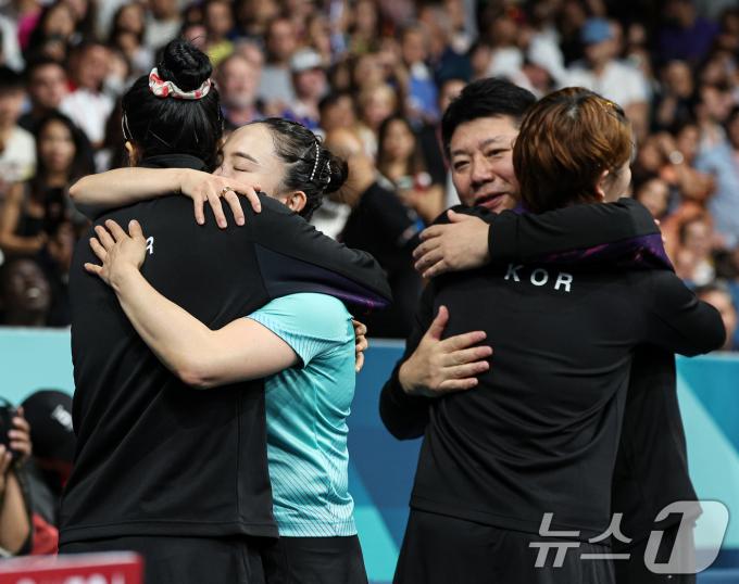 [사진] 여자 탁구 대표팀 '동메달의 주인공'