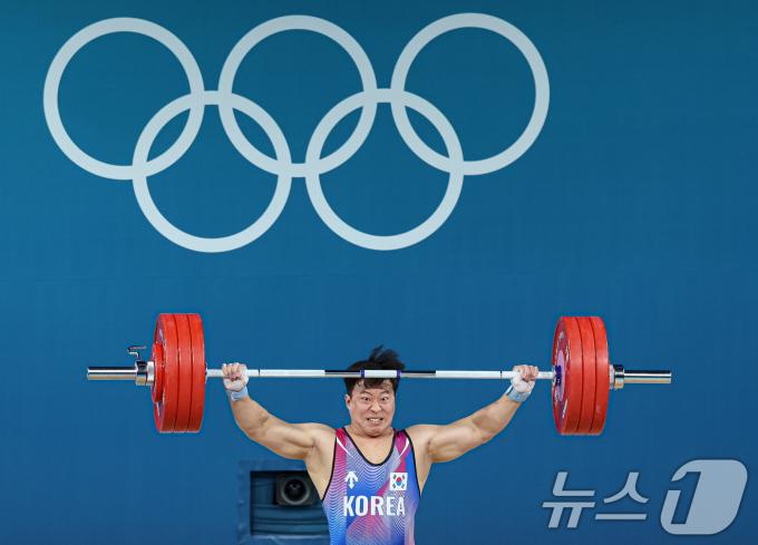 [사진] 장연학 '인상 180kg 도전'