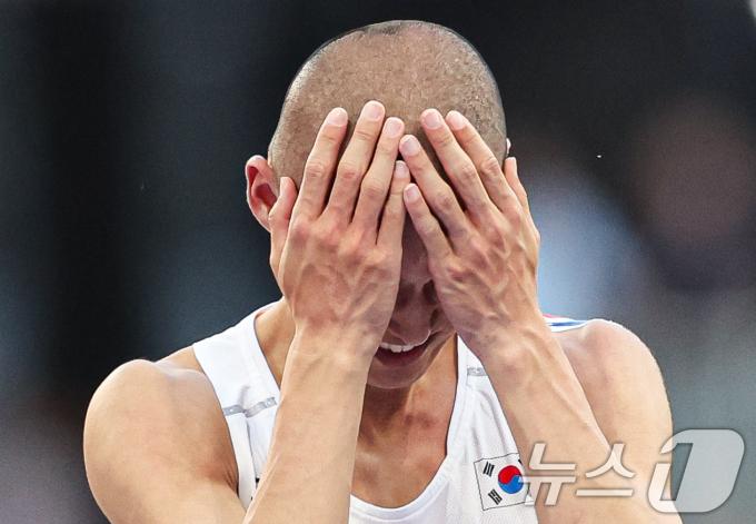[사진] 우상혁 '메달 불발'