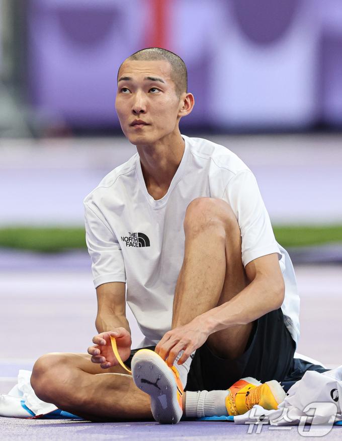 [사진] 경기 마친 우상혁