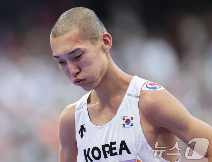 [사진] 우상혁 '아쉬운 올림픽'