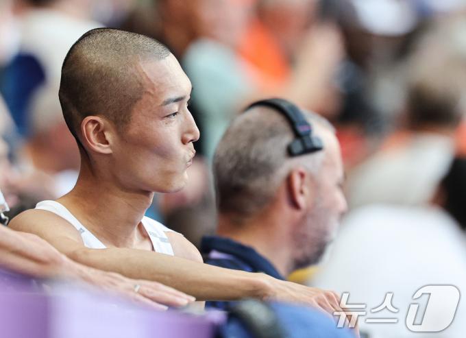 [사진] 우상혁 '쉽지 않은 올림픽'