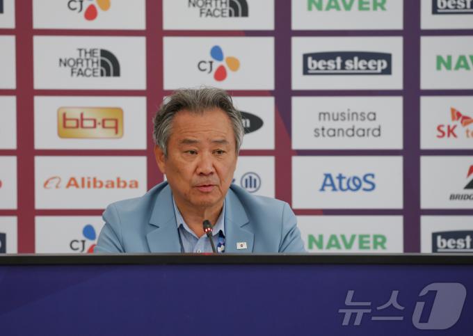 [사진] 올림픽 선수단 결산보고하는 이기흥 체육회장