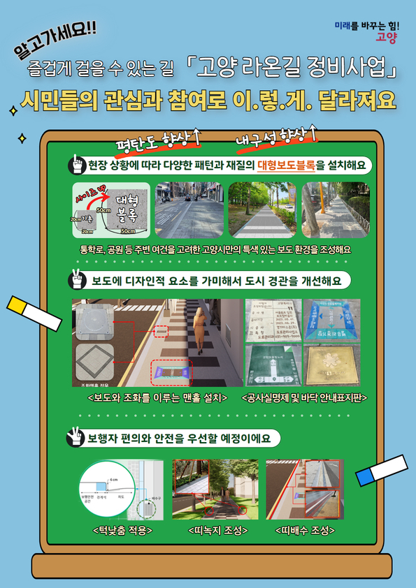 '고양 라온길 정비사업' 포스터. /사진제공=고양시