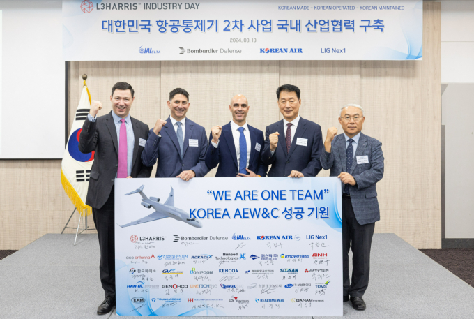 대한항공과 美 방산업체인 L3해리스(Harris)는 13일 서울 영등포구 공군호텔에서 ‘L3 인더스트리 데이(Industry Day)’ 행사 개최/사진제공=대한항공
