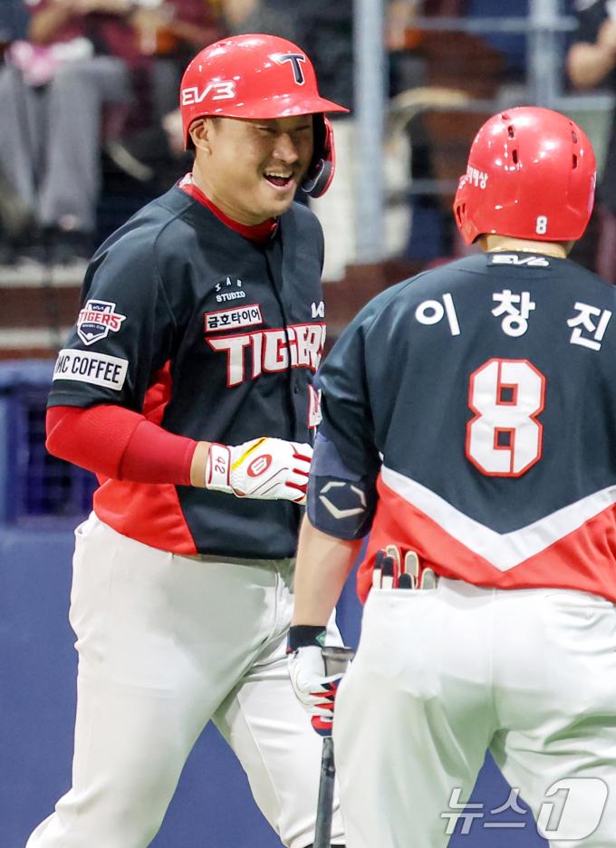 [사진] KIA 김태군 '이거야!'
