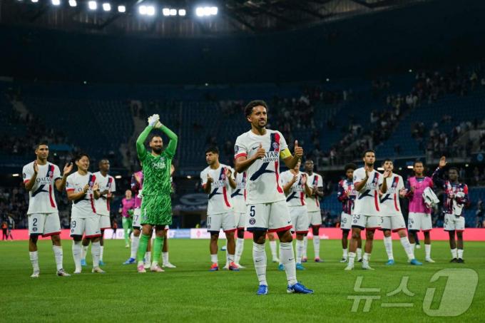 PSG가 개막전서 르아브르를 4-1로 꺾었다. ⓒ AFP=뉴스1