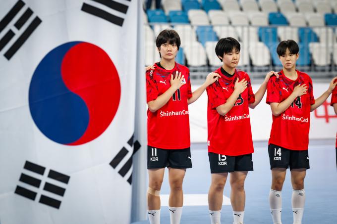 한국 여자청소년대표팀(국제핸드볼연맹 제공)