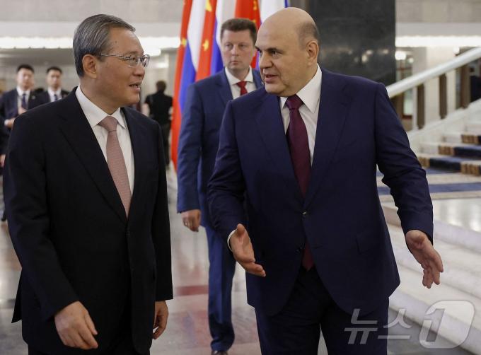 [사진] [포토]방러 리창, 미슈스틴과 29회 중·러 총리 회담