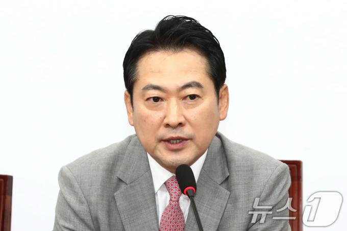 장동혁 국민의힘 사기탄핵 공작 진상규명 TF위원장 ⓒ News1 이광호 기자