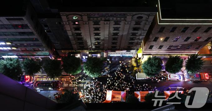 [사진] 19명 사상자 발생한 부천 숙박업소 화재현장