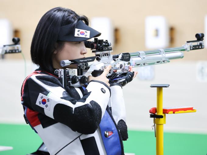 봉황기 대회에 출전한 반효진 (대한사격연맹 제공)
