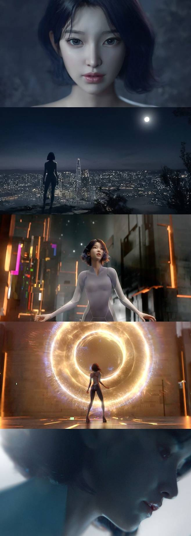  SM엔터테인먼트의 첫 버추얼 가수 나이비스(nævis)의 서사를 담은 영상이 23일 공식 유튜브 채널을 통해 공개됐다. / 사진=SM엔터테인먼트 